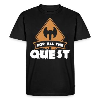 Larp, live-action role-playing game - Men's Premium Organic T-Shirt - black - Front - Nico (187cm)