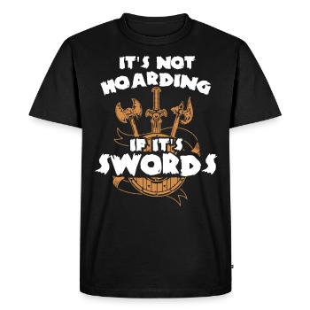 Larp, live-action role-playing game - Men's Premium Organic T-Shirt - black - Front - Nico (187cm)