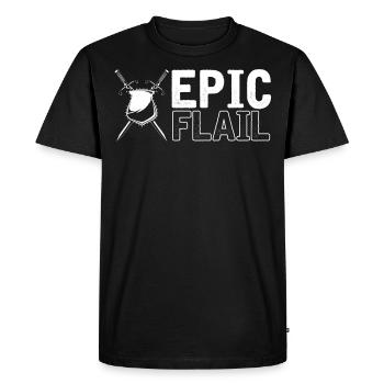 Larp, Larping, Role Play - Men's Premium Organic T-Shirt - black - Front - Nico (187cm)