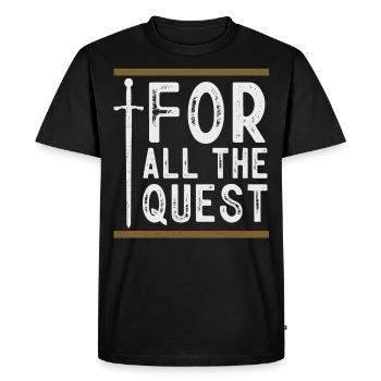 Larp, Larping, Role Play - Men's Premium Organic T-Shirt - black - Front - Nico (187cm)