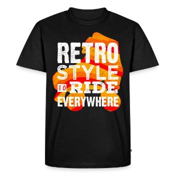 Patinage, roller - T-shirt Premium bio Homme - noir - Devant - Nico (187cm)