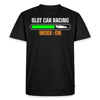 Course de voitures à sous - T-shirt Premium bio Homme - noir - Devant - Nico (187cm)