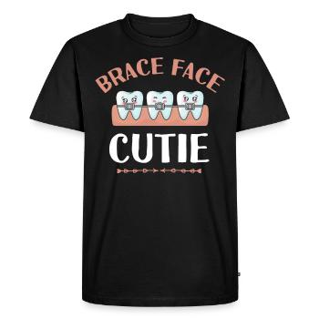 Orthodontist, Dentist, Orthodontics, - Men's Premium Organic T-Shirt - black - Front - Nico (187cm)