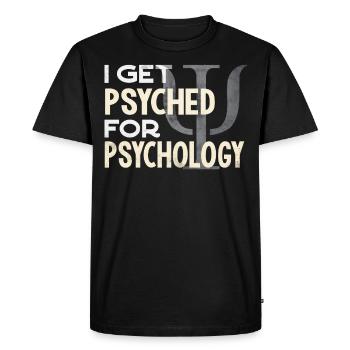 Psychologue, psychiatre, psychanalyste - T-shirt Premium bio Homme - noir - Devant - Nico (187cm)