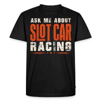 Course de voitures à sous, Petrolhead, Car Lovers - T-shirt Premium bio Homme - noir - Devant - Nico (187cm)