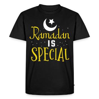 Ramadan, Rabian, Muslim, Islamic - Men's Premium Organic T-Shirt - black - Front - Nico (187cm)