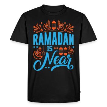 Ramadan, Rabian, Muslim, Islamic - Men's Premium Organic T-Shirt - black - Front - Nico (187cm)