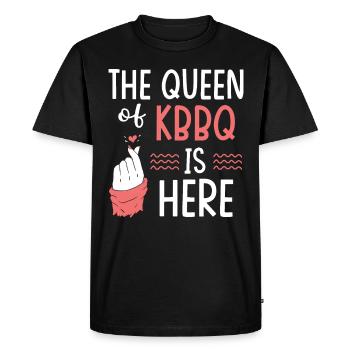 Korean BBQ, Korean - Men's Premium Organic T-Shirt - black - Front - Nico (187cm)