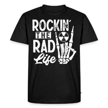 RAD technology, radiologist - Men's Premium Organic T-Shirt - black - Front - Nico (187cm)