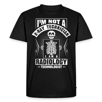 RAD technology, radiologist - Men's Premium Organic T-Shirt - black - Front - Nico (187cm)
