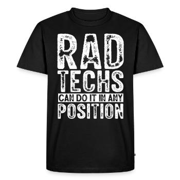 RAD technology, radiologist - Men's Premium Organic T-Shirt - black - Front - Nico (187cm)