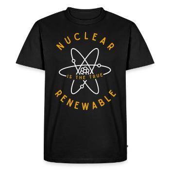 Renewable Energy, E-Cars, EV Life, EV Drivers - Men's Premium Organic T-Shirt - black - Front - Nico (187cm)