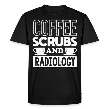 Radiology, radiologist - Men's Premium Organic T-Shirt - black - Front - Nico (187cm)