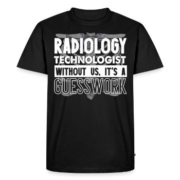 Radiology, radiologist - Men's Premium Organic T-Shirt - black - Front - Nico (187cm)