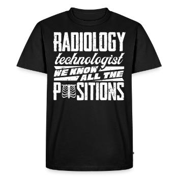 Radiology, radiologist - Men's Premium Organic T-Shirt - black - Front - Nico (187cm)