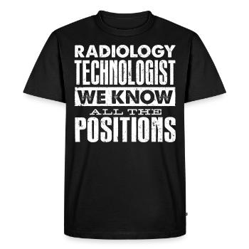 Radiology, radiologist - Men's Premium Organic T-Shirt - black - Front - Nico (187cm)