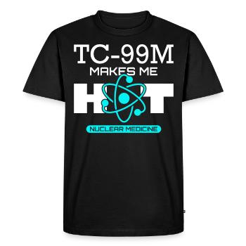 NUC Med Squad, Médecine nucléaire - T-shirt Premium bio Homme - noir - Devant - Nico (187cm)