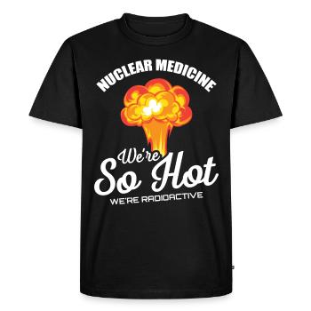 NUC Med Squad, Nuclear Medicine - Men's Premium Organic T-Shirt - black - Front - Nico (187cm)