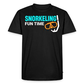 Snorkeling, snorkeling, diving, underwater - Men's Premium Organic T-Shirt - black - Front - Nico (187cm)