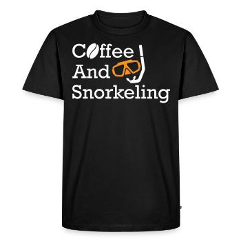 Snorkeling, snorkeling, diving, underwater - Men's Premium Organic T-Shirt - black - Front - Nico (187cm)