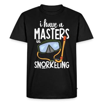 Snorkeling, snorkeling, diving, underwater - Men's Premium Organic T-Shirt - black - Front - Nico (187cm)
