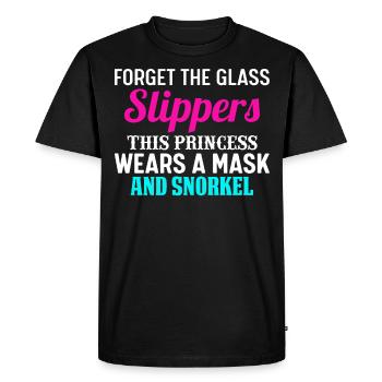 Snorkeling, snorkeling, diving, underwater - Men's Premium Organic T-Shirt - black - Front - Nico (187cm)