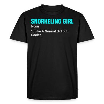 Snorkeling, snorkeling, diving, underwater - Men's Premium Organic T-Shirt - black - Front - Nico (187cm)