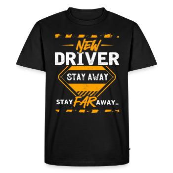 New driver's license - Men's Premium Organic T-Shirt - black - Front - Nico (187cm)
