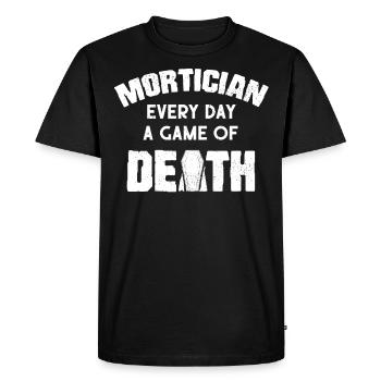 Corpse Keepers, Undertakers, Funeral Homes - Men's Premium Organic T-Shirt - black - Front - Nico (187cm)
