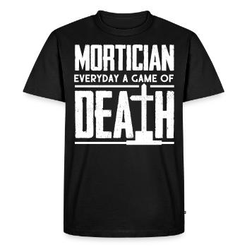 Corpse Keepers, Undertakers, Funeral Homes - Men's Premium Organic T-Shirt - black - Front - Nico (187cm)