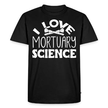 Corpse Keepers, Undertakers, Funeral Homes - Men's Premium Organic T-Shirt - black - Front - Nico (187cm)