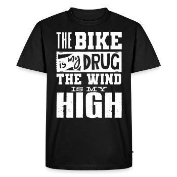 Motards de motocross - T-shirt Premium bio Homme - noir - Devant - Nico (187cm)