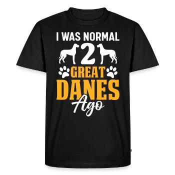 Great Danes, Great Danes - Men's Premium Organic T-Shirt - black - Front - Nico (187cm)
