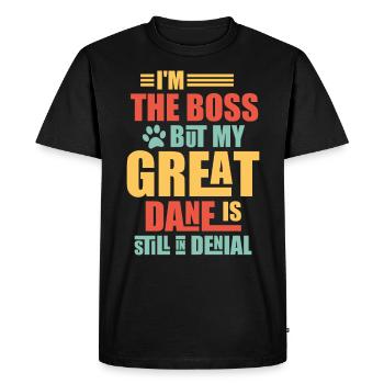 Great Danes, Great Danes - Men's Premium Organic T-Shirt - black - Front - Nico (187cm)