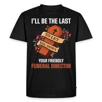 Directeurs de funérailles - T-shirt Premium bio Homme - noir - Devant - Nico (187cm)