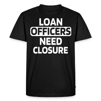 Loans, mortgages, credit assistance pilots - Men's Premium Organic T-Shirt - black - Front - Nico (187cm)