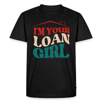 Loans, mortgages, credit assistance pilots - Men's Premium Organic T-Shirt - black - Front - Nico (187cm)