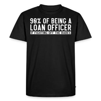Loans, mortgages, credit assistance pilots - Men's Premium Organic T-Shirt - black - Front - Nico (187cm)
