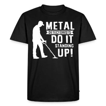 Codeur médical Programmeur médical - T-shirt Premium bio Homme - noir - Devant - Nico (187cm)