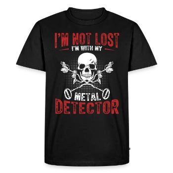 Codeur médical Programmeur médical - T-shirt Premium bio Homme - noir - Devant - Nico (187cm)