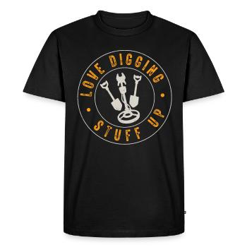 Codeur médical Programmeur médical - T-shirt Premium bio Homme - noir - Devant - Nico (187cm)