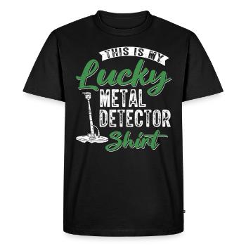 Codeur médical Programmeur médical - T-shirt Premium bio Homme - noir - Devant - Nico (187cm)