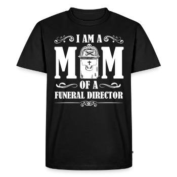 Salons funéraires, Salons funéraires - T-shirt Premium bio Homme - noir - Devant - Nico (187cm)