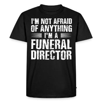 Salons funéraires, Salons funéraires - T-shirt Premium bio Homme - noir - Devant - Nico (187cm)