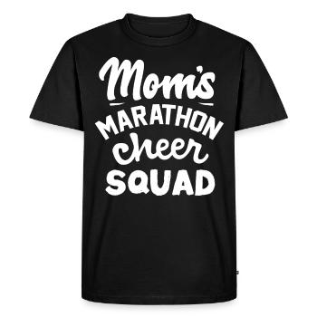 Marathonien - T-shirt Premium bio Homme - noir - Devant - Nico (187cm)