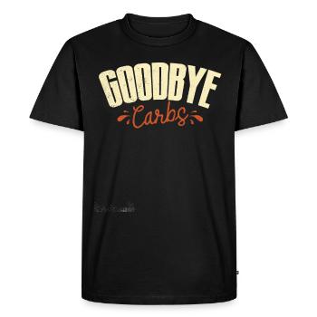 Régime Keto, régime sans glucides, céto - T-shirt Premium bio Homme - noir - Devant - Nico (187cm)