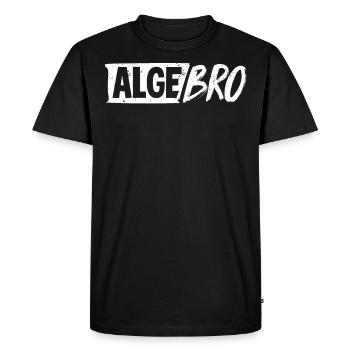 Algebra, Analysis, Science, Mathematics - Men's Premium Organic T-Shirt - black - Front - Nico (187cm)