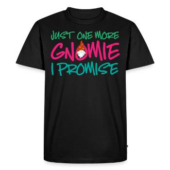 Gnome - Gnome Collecting - Gnome Collector - T-shirt Premium bio Homme - noir - Devant - Nico (187cm)