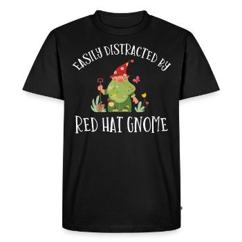 Gnome - Gnome Collecting - Gnome Collector - T-shirt Premium bio Homme - noir - Devant - Nico (187cm)