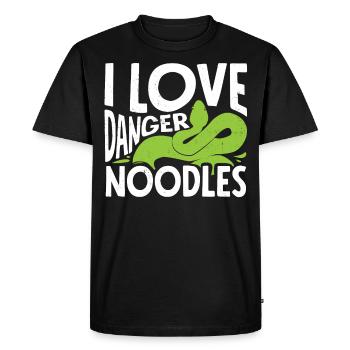 Propriétaires de serpents, amoureux des serpents, serpents - T-shirt Premium bio Homme - noir - Devant - Nico (187cm)